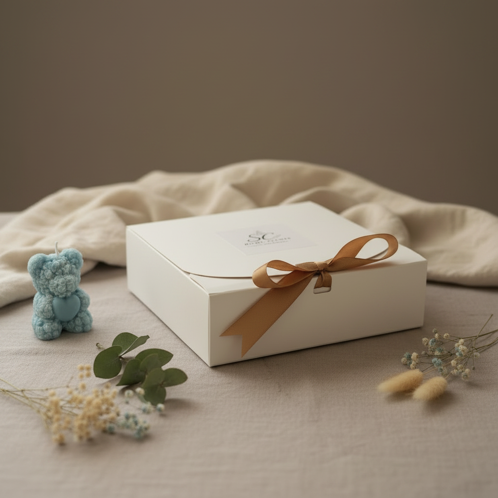 SC Home Scents Gift Box - Warm Grey Background